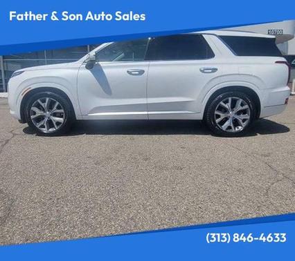 Hyper White 2021 Hyundai PALISADE Limited
