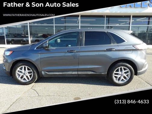 Carbonized Gray 2022 Ford Edge SEL