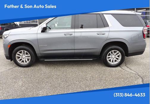 Satin Steel Metallic 2021 Chevrolet Tahoe LT