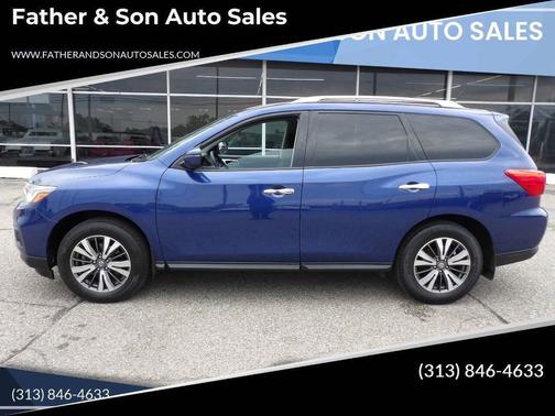 Caspian Blue 2017 Nissan Pathfinder S