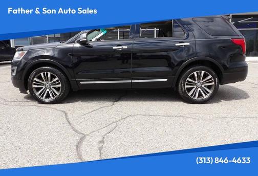 Shadow Black 2016 Ford Explorer Platinum