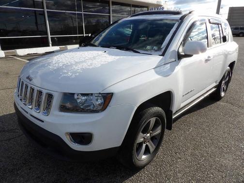 Bright White Clearcoat 2017 Jeep Compass High Altitude