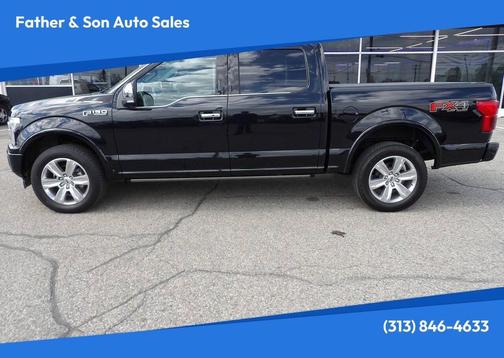 Agate Black Metallic 2019 Ford F-150 Platinum