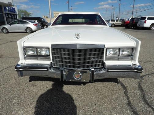 White 1985 Cadillac Eldorado Biarritz 2dr Biarritiz Convertible