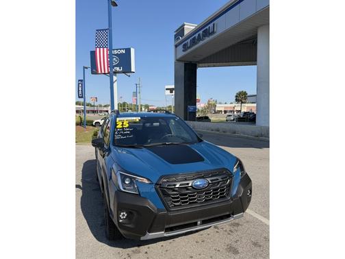 Blue 2025 Subaru Forester Wilderness