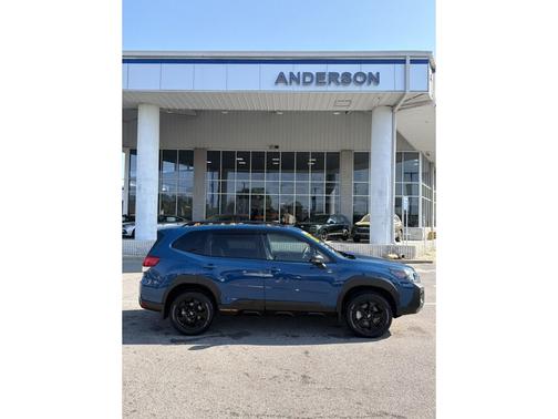 Blue 2025 Subaru Forester Wilderness