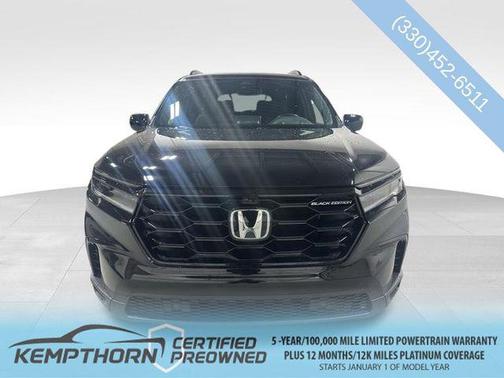 Crystal Black Pearl 2025 Honda Pilot Black Edition