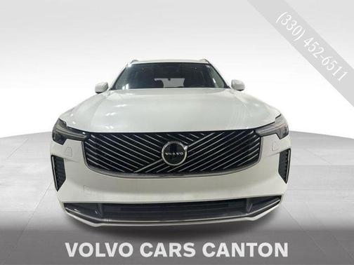 Crystal White Pearl 2026 Volvo XC90 Plus, B6 AWD Gas (mild hybrid), Gasoline, Bright, 7 Seats