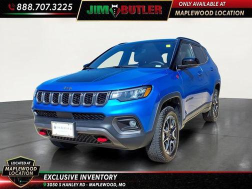 Hydro Blue Pearlcoat 2025 Jeep Compass Trailhawk