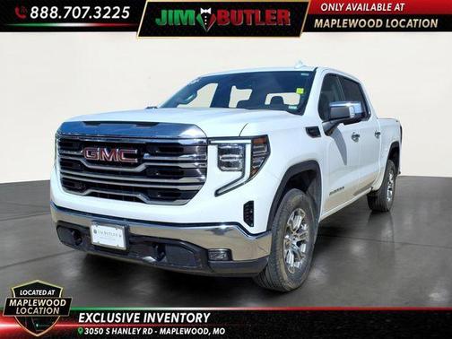 Summit White 2025 GMC Sierra 1500 SLT