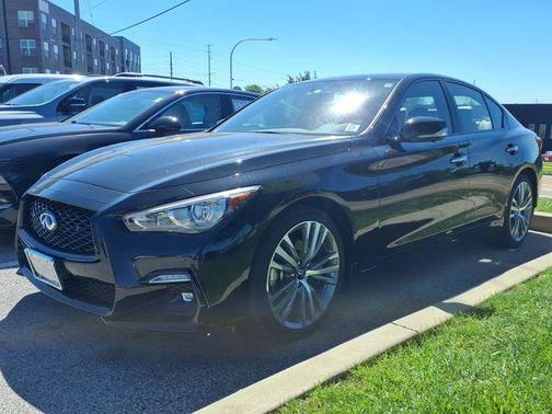 Midnight Black 2023 INFINITI Q50 3.0t SENSORY