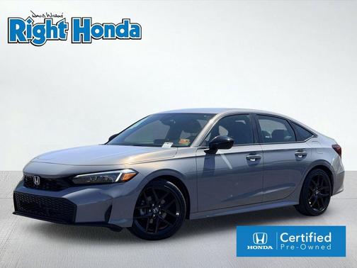 Urban Gray Pearl 2025 Honda Civic Sport
