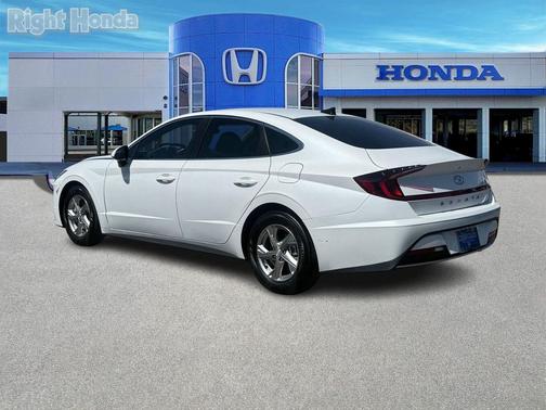 Quartz White 2021 Hyundai SONATA SE