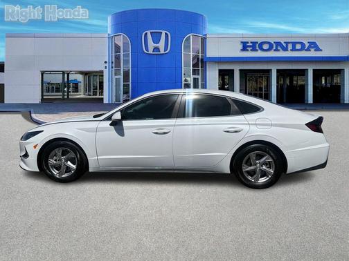 Quartz White 2021 Hyundai SONATA SE