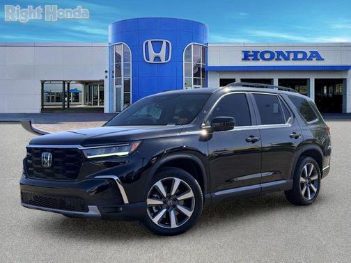 Crystal Black Pearl 2025 Honda Pilot Touring 8-Passenger