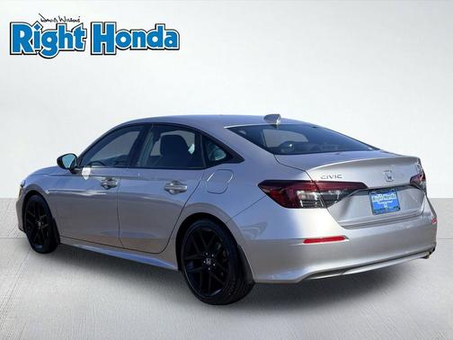 Solar Silver Metallic 2025 Honda Civic Sport