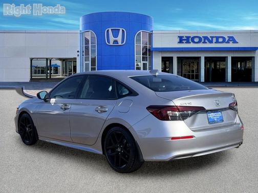 Solar Silver Metallic 2025 Honda Civic Sport