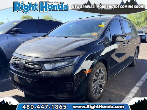 Crystal Black Pearl 2025 Honda Odyssey Touring