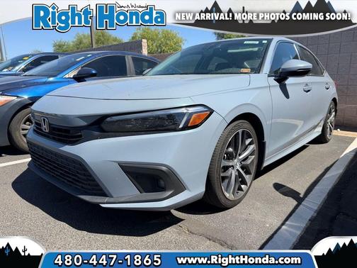 Sonic Gray Pearl 2023 Honda Civic Touring
