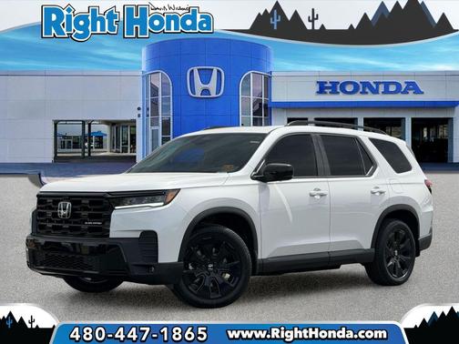Platinum White Pearl 2026 Honda Pilot Black Edition