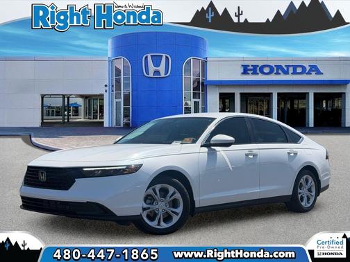 Platinum White Pearl 2025 Honda Accord LX 1.5T