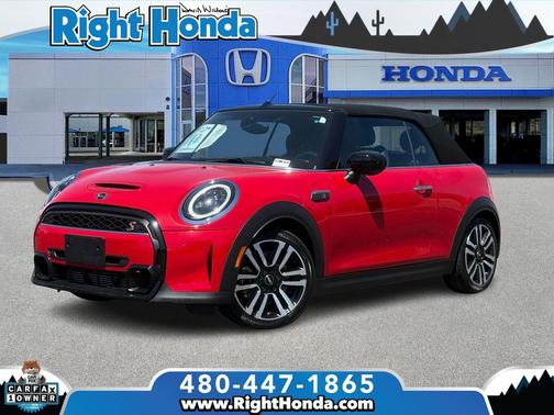 Chili Red 2024 MINI Convertible Cooper S