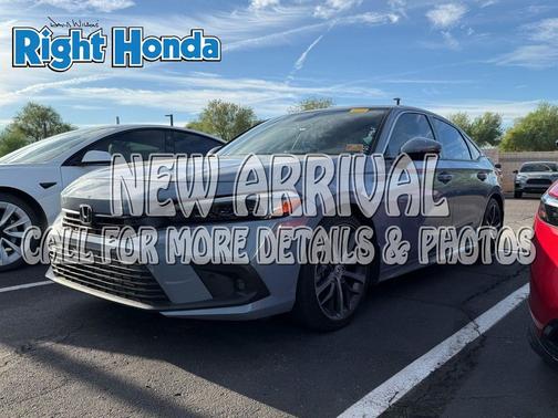 Sonic Gray Pearl 2024 Honda Civic Touring