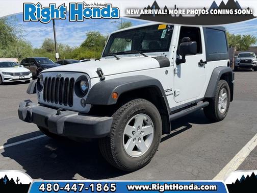 Bright White Clearcoat 2016 Jeep Wrangler Sport