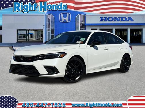 Platinum White Pearl 2023 Honda Civic Si Base