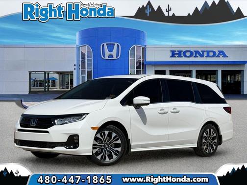 Platinum White Pearl 2026 Honda Odyssey Elite