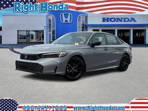 Gray 2026 Honda Civic Sport