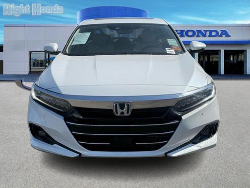 Platinum White Pearl 2022 Honda Accord Hybrid EX-L