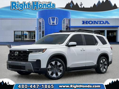 Platinum White Pearl 2026 Honda Pilot Elite
