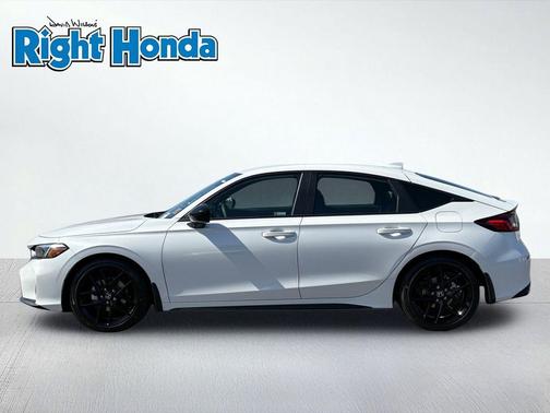 Platinum White Pearl 2026 Honda Civic Sport