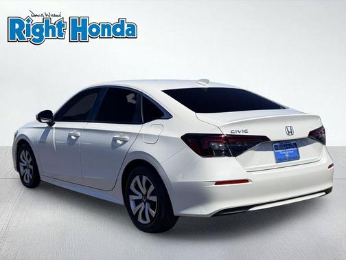 Platinum White Pearl 2026 Honda Civic LX