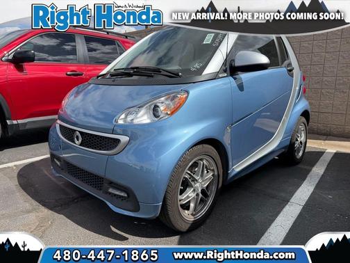 Light Blue Metallic 2015 smart ForTwo