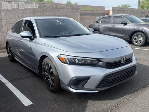 Lunar Silver Metallic 2024 Honda Civic EX