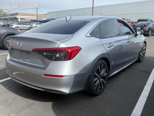 Lunar Silver Metallic 2024 Honda Civic EX