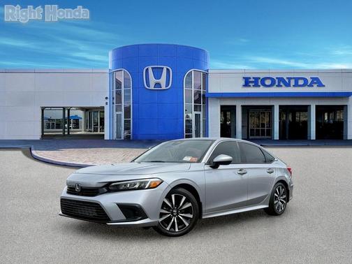Lunar Silver Metallic 2024 Honda Civic EX