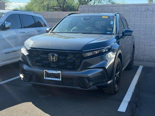 Gray 2025 Honda CR-V Hybrid Sport AWD