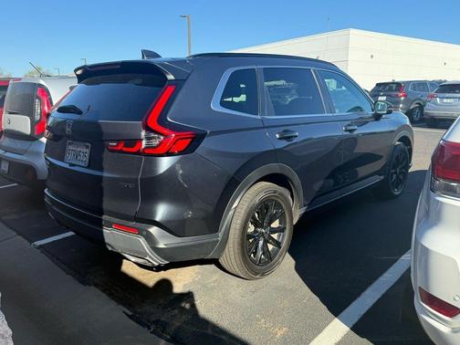 Gray 2025 Honda CR-V Hybrid Sport AWD