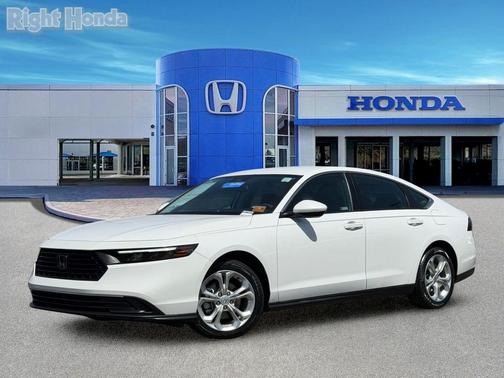 Platinum White Pearl 2023 Honda Accord LX 1.5T
