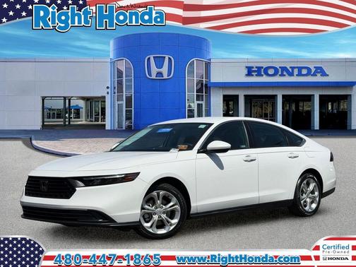 Platinum White Pearl 2023 Honda Accord LX 1.5T