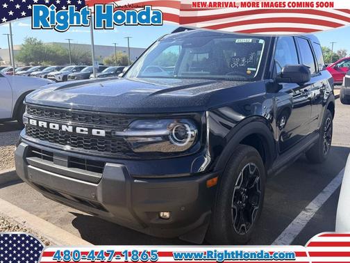 Shadow Black 2025 Ford Bronco Sport Outer Banks