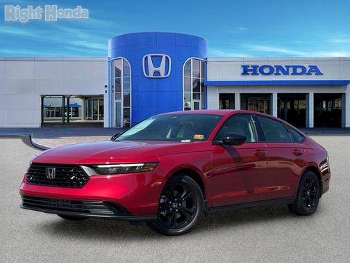 Radiant Red Metallic 2025 Honda Accord SE