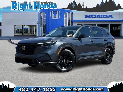 Gray 2026 Honda CR-V Hybrid Sport-L FWD