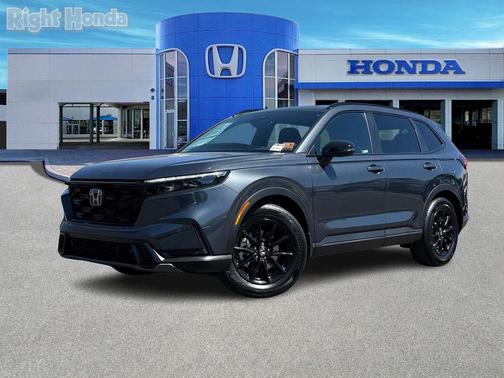 Gray 2026 Honda CR-V Hybrid Sport-L FWD
