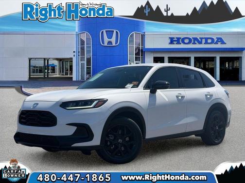 Platinum White Pearl 2025 Honda HR-V 2WD Sport