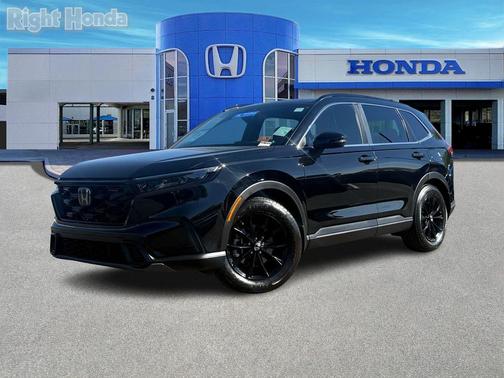 Crystal Black Pearl 2025 Honda CR-V Hybrid Sport FWD