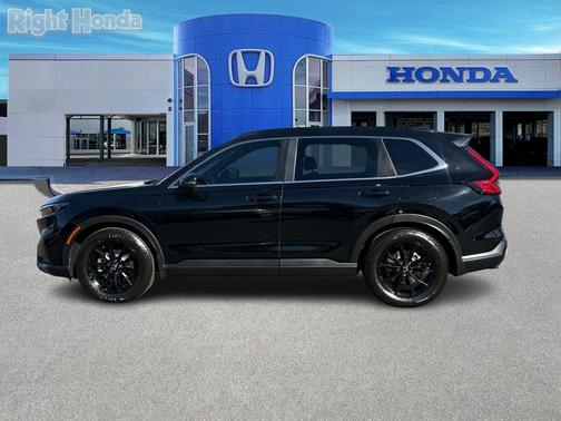 Crystal Black Pearl 2025 Honda CR-V Hybrid Sport FWD